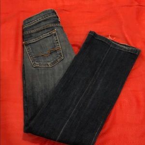 Pre-Owned 7 For All Mankind Bootcut Jean. Size 24